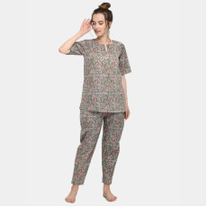 Mesmora Womens Cotton  Night Suits